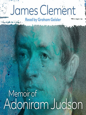 cover image of Memoir of Adoniram Judson